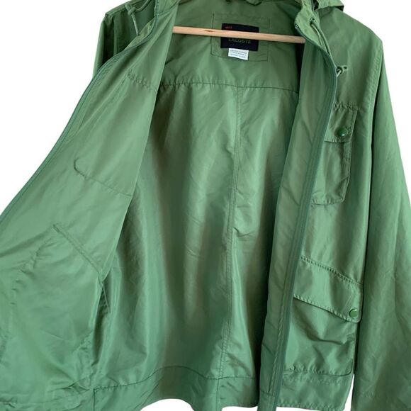 LACOSTE Zip Up Hooded Windbreaker Jacket - Picture 4 of 6
